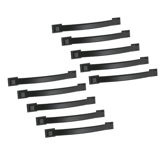 Design House Devan 5" Center-to-Center Kitchen Cabinet Handles, Matte Black, 10-Pack