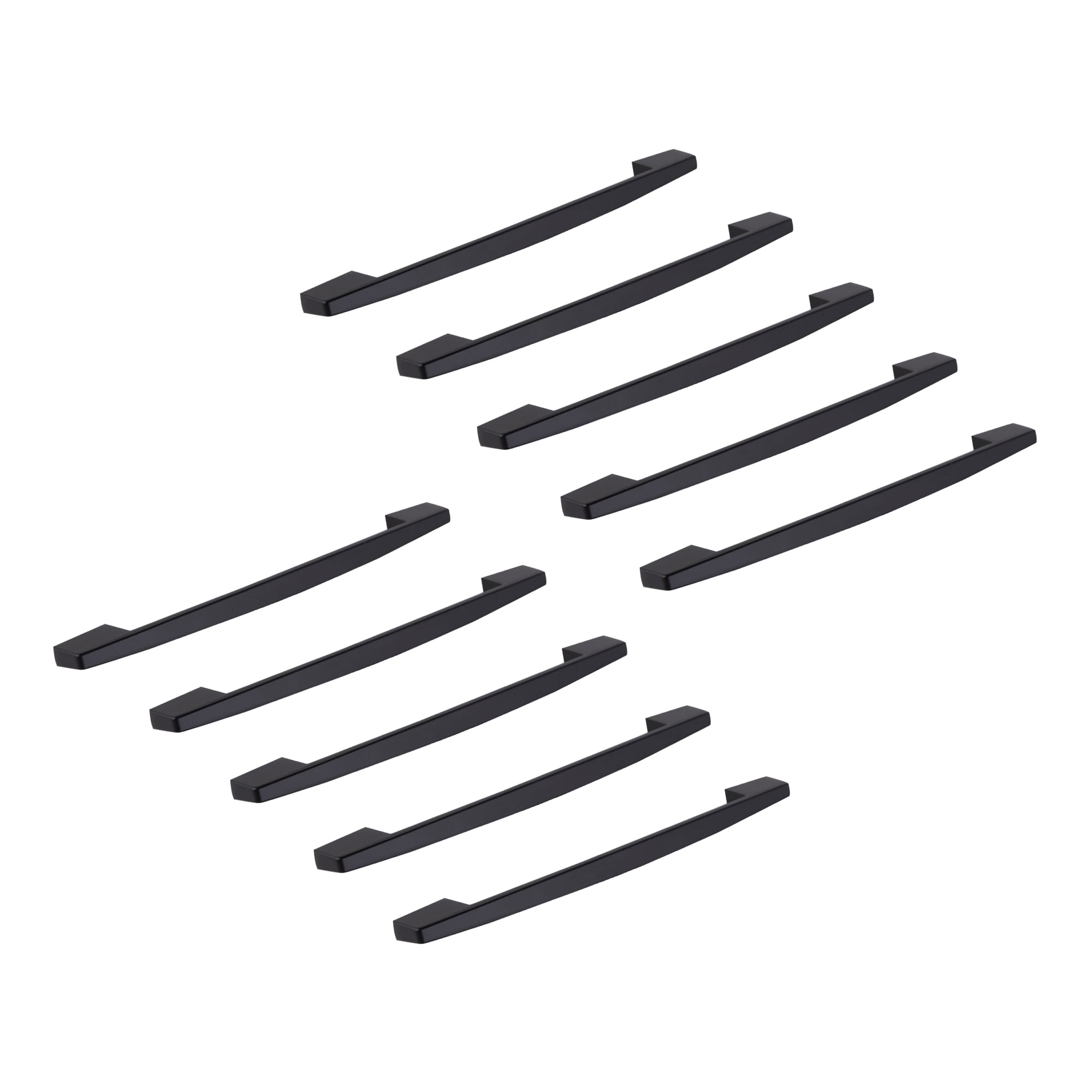 Design House 189233 Brody 5 in. 10-Pack Center-to-Center Kitchen Drawer and Cabinet Pulls-Matte Black