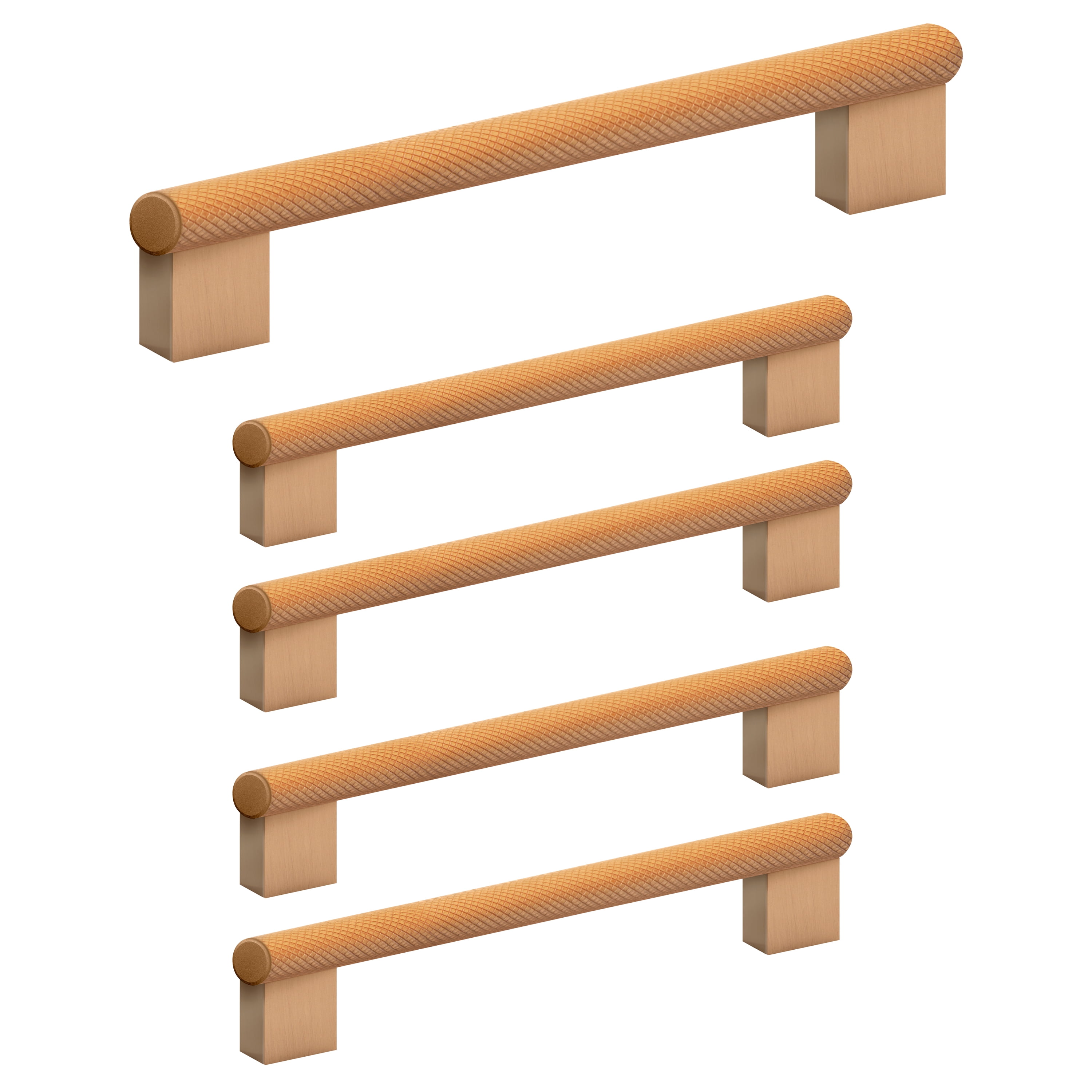 Design House 189472-SG Porter Cabinet and Drawer Pull, 5-Inch (128mm) Center to Center, Satin Gold, 5-Pack