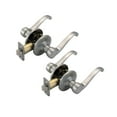 thumbnail image 1 of Design House 2-Pack Scroll Passage 2-Way Universal Hall and Closet Door Lever, Satin Nickel, 1 of 17