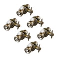thumbnail image 1 of Design House Terrace Satin Nickel Privacy Bed and Bath Door Knob Set, 6-Pack, 1 of 15