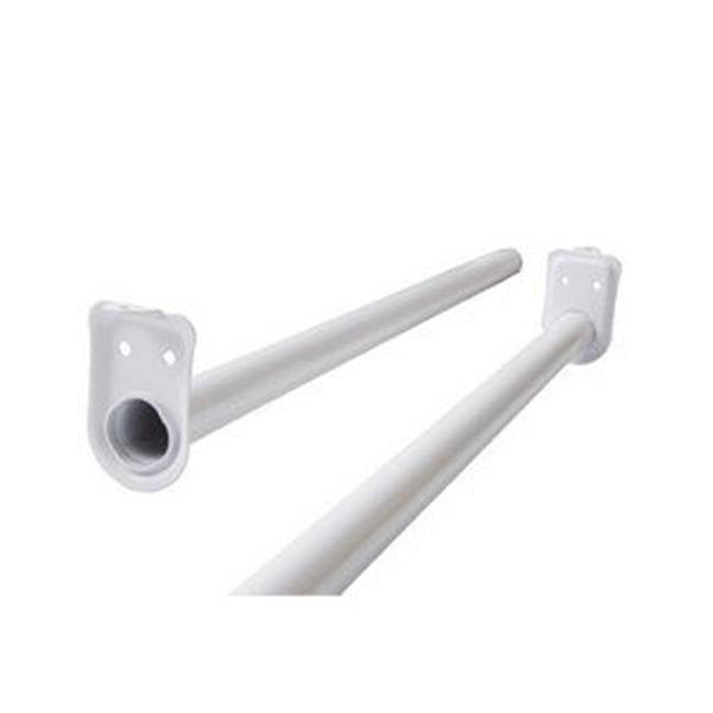 Lido Designs 20-30 in. Brushed Stainless Steel Extend and Lock Adjustable  Closet Rod LB-44-E103/2030 - The Home Depot