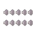 thumbnail image 1 of Design House 10-Pack Solid Hexagon Cabinet Knobs, Satin Nickel, 1 of 13