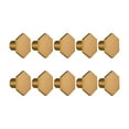 thumbnail image 1 of Design House 10-Pack Solid Hexagon Cabinet Knobs, Satin Gold, 1 of 15