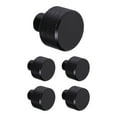 thumbnail image 1 of Design House Porter 5-Pack Contemporary 1" Round Cabinet Knobs, Matte Black, 1 of 17