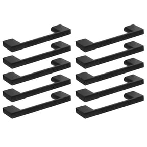 Design House 3" Center to Center 10-Pack Caster Drawer Pulls, Matte Black