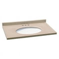 thumbnail image 1 of Design House 37W x 22D in. Aurora Cultured Marble Single Sink Vanity Top, 1 of 3