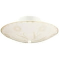 thumbnail image 1 of Design House 501619 Traditional 2-Light Indoor Semi-Flush Ceiling Mount Dimmable Frosted White Glass for Bedroom Hallway Kitchen Dining Room, White, 1 of 12