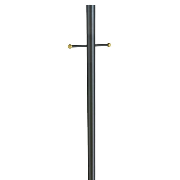 Design House 501817-BRZ Traditional Outdoor Lamp Post with Plastic Cross Arm, for Driveways and Porches, 80-Inch by 3-Inch, Bronze