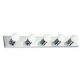 thumbnail image 1 of Design House Strip 5-Light Dimmable Contemporary Vanity Light, Polished Chrome, 1 of 17