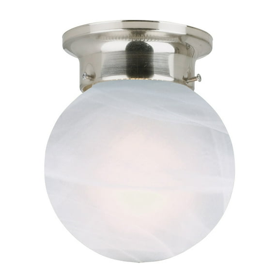 Design House Millbridge Dimmable 1-Light Indoor Flush Mount Globe Ceiling Light