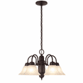 thumbnail image 1 of Design House Millbridge 5-Light Traditional Indoor Dimmable Chandelier with Clear Ribbed Glass, Oil Rubbed Bronze, 1 of 14