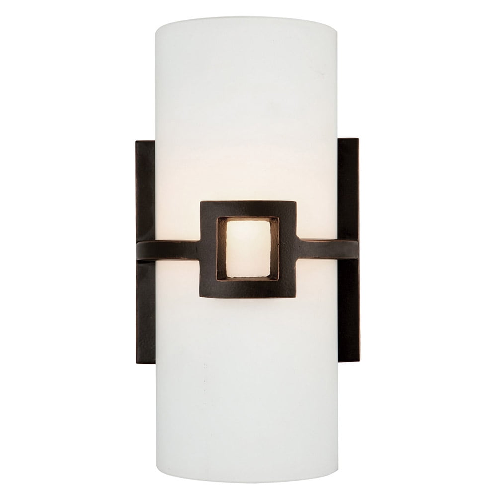 Monroe Oil-Rubbed Bronze Cylinder Glass Sconce