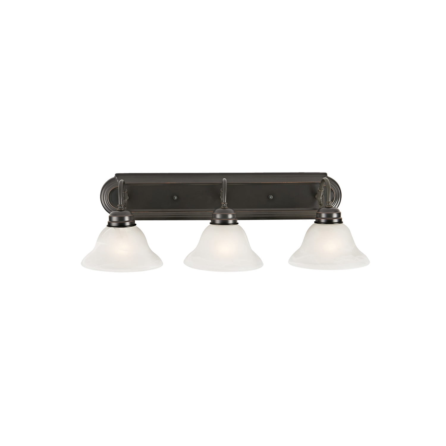 Design House Millbridge 3-Light Dimmable Wall or Vanity Light, Oil Rubbed Bronze