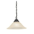 thumbnail image 1 of Design House Millbridge Traditional Oil Rubbed Bronze 1-Light Indoor Swag Light with Alabaster Glass, 1 of 22