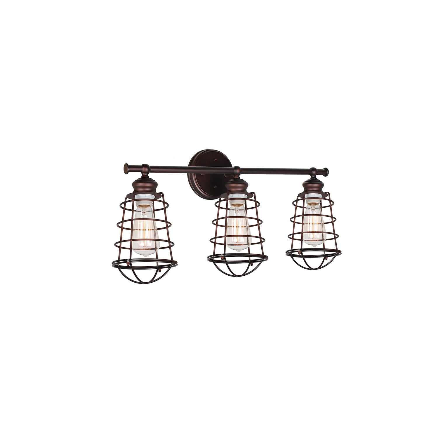 Design House Ajax 3-Light Indoor Vanity Light, Coffee Bronze