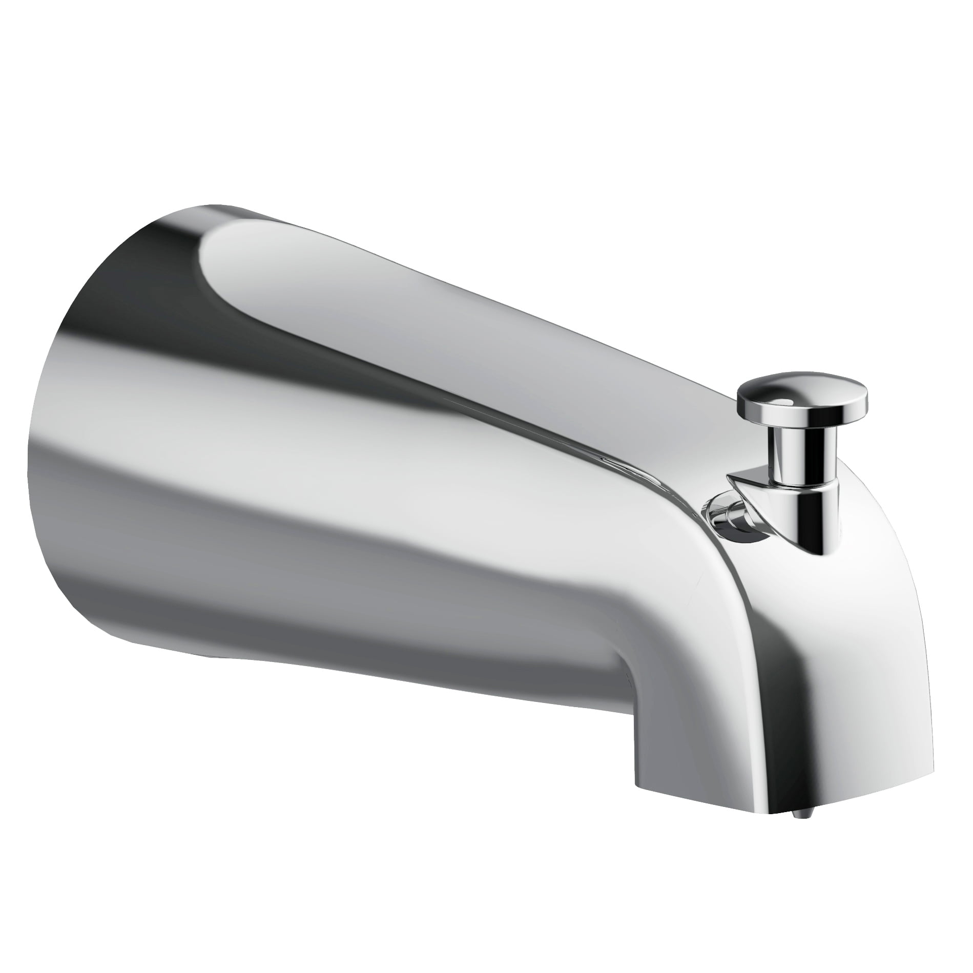 Design House Zinc Polished Chrome Universal Slip-On Bath Tub Diverter
