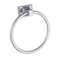 thumbnail image 1 of Design House Millbridge Wall Mounted Bathroom Towel Ring, Polished Chrome, 1 of 11