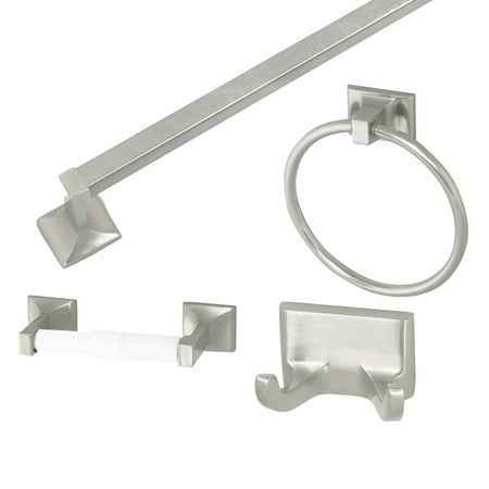Design House Millbridge Classic 4-Piece Bathroom Accessory Kit