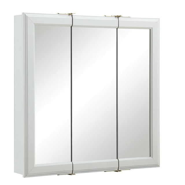 Design House 535849-WHT Classic Tri-view 24 inches W x 4.5 inches D x ...