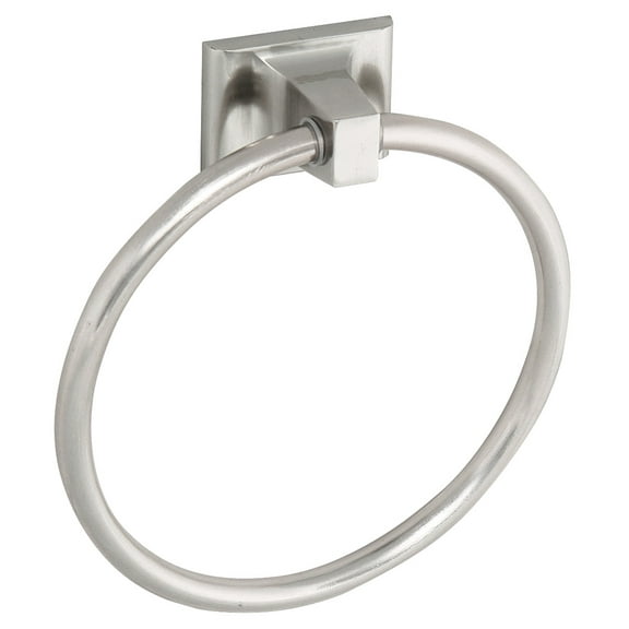 Design House Millbridge Wall Mounted Bathroom Towel Ring, Satin Nickel