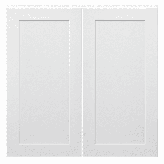 Design House Brookings Ready to Assemble Shaker Style Wall Kitchen Cabinet (36" x 36" x 12"), Sherwin Williams® White