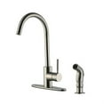 thumbnail image 1 of Design House 545715 Springport Kitchen Faucet with Side Sprayer Satin Nickel, 1 of 2