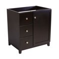 thumbnail image 1 of Design House 547018 Shorewood Unassembled 1-Door 2-Drawer Vanity without Top, 30", Espresso, 1 of 14