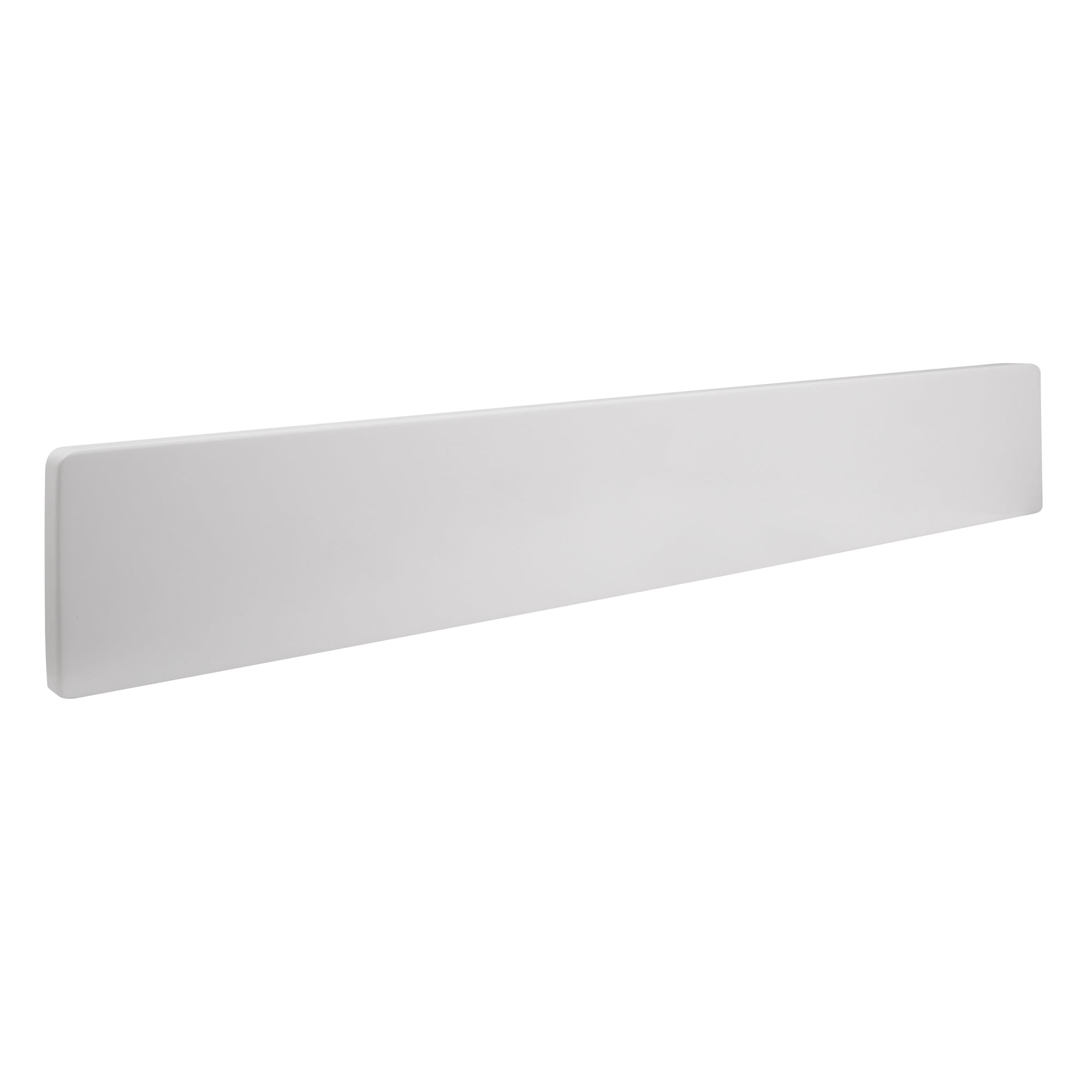 White Cultured Marble Bathroom Side Splash 21.5 Inches