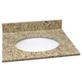 thumbnail image 1 of Design House 552406 Single Bowl Granite Vanity Top 25", Venetian Gold, 1 of 3