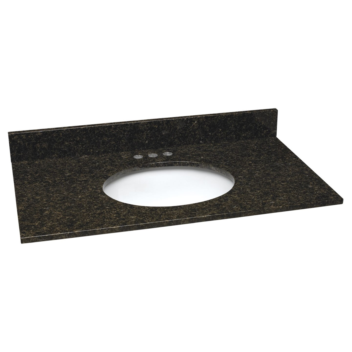 Design House 552521 Granite Vanity Top/Single Bowl, Uba Tuba, 25Inch
