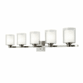 thumbnail image 1 of Design House Oslo Modern 5-Light Dimmable LED Vanity Light, Satin Nickel, 1 of 17