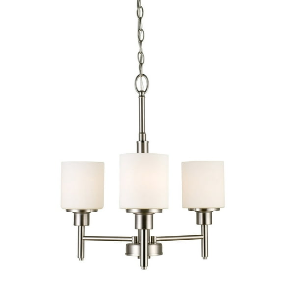 Design House Aubrey 3-Light Indoor Dimmable Chandelier with Frosted Glass