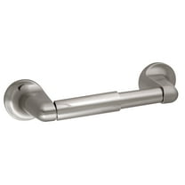Design House Alta Bay Toilet Paper Holder for Bathroom, Brushed Nickel