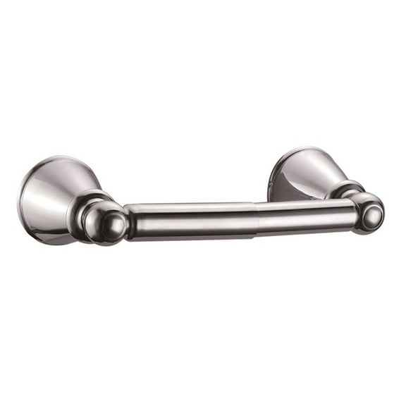 Design House Kassel Transitional Bathroom Toilet Paper Holder in Polished Chrome