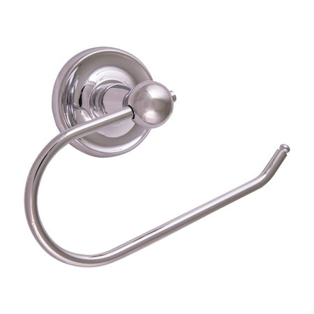 Design House San Martin Euro Wall Mount Bathroom Toilet Paper Holder, Polished Chrome
