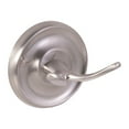 thumbnail image 1 of Design House San Martin Transitional Bathroom Double Robe Hook, Brushed Nickel, 1 of 9