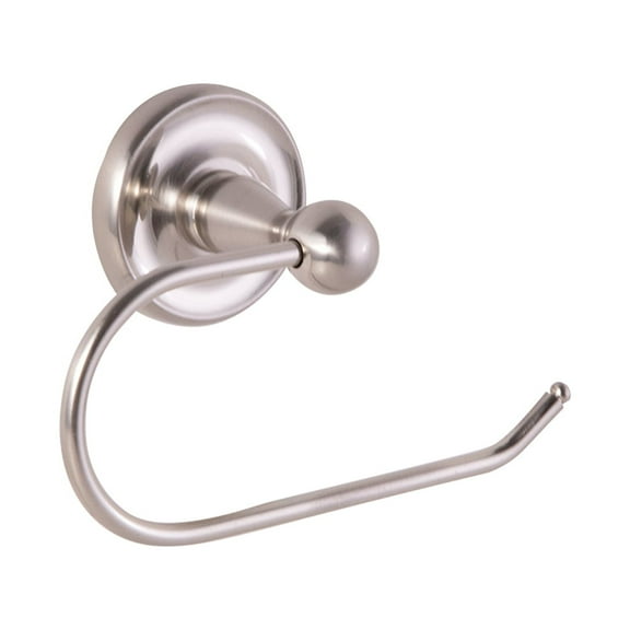 Design House San Martin Euro Wall Mount Bathroom Toilet Paper Holder, Brushed Nickel