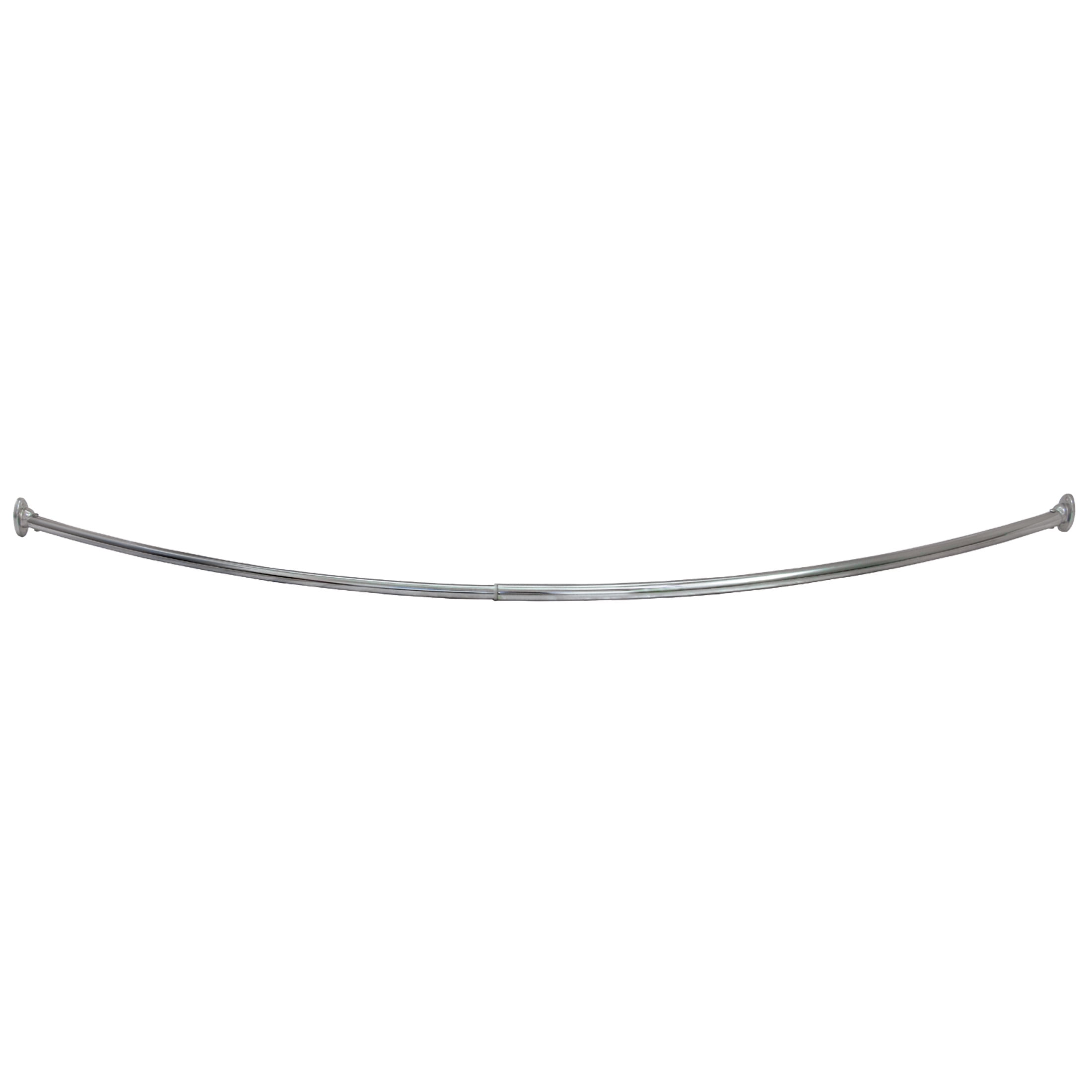 Design House 558494 Curved Shower Rod, Satin Nickel