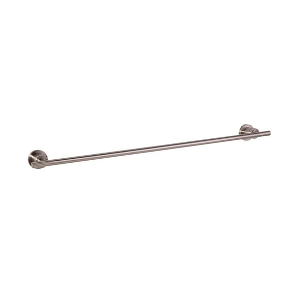 Design House Geneva Modern Bathroom 24" Towel Bar, Satin Nickel