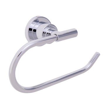 Design House Geneva Modern Bathroom Towel Ring, Polished Chrome