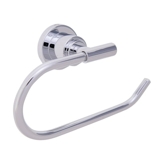 Design House Geneva Modern Bathroom Towel Ring, Polished Chrome