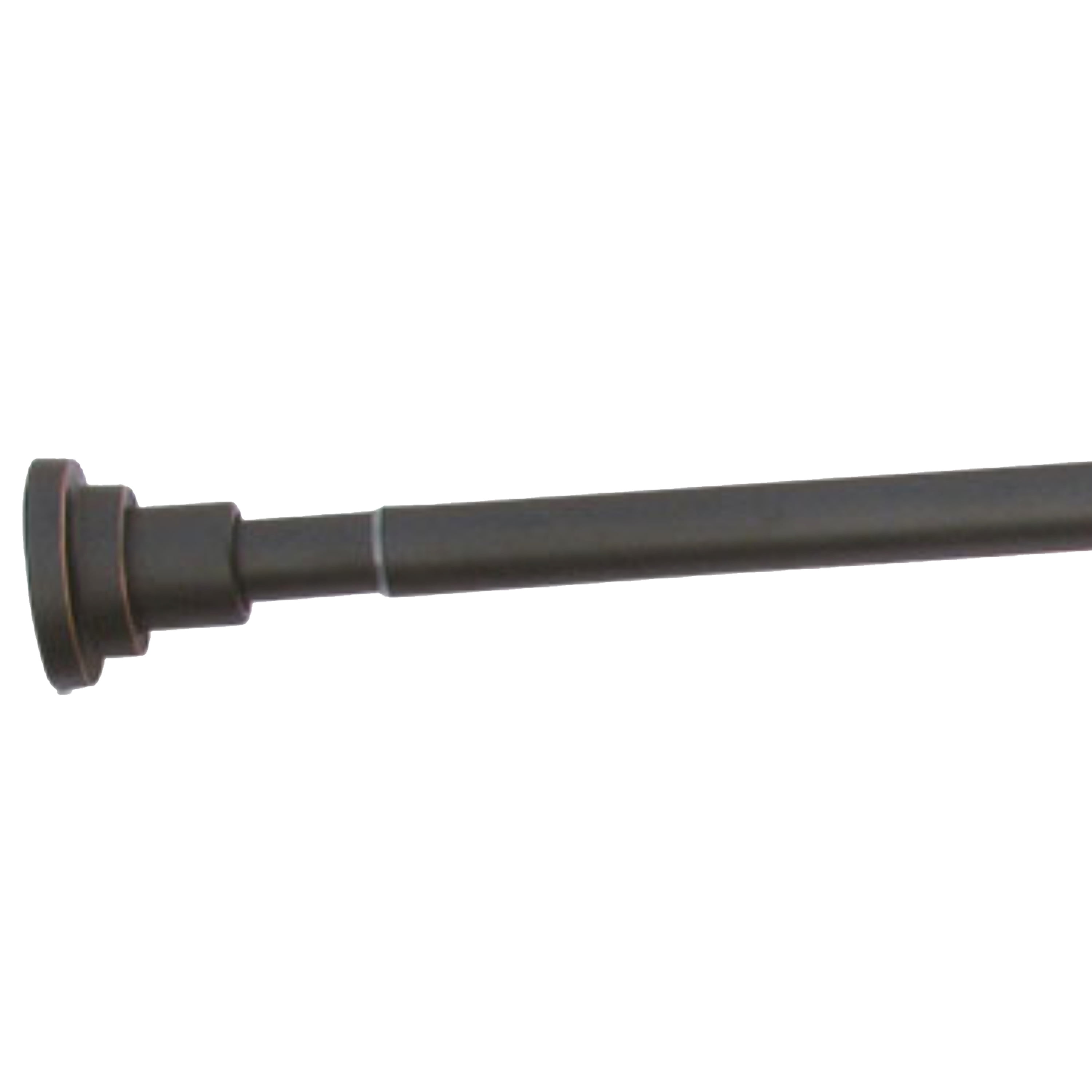 72" Oil Rubbed Bronze Adjustable Straight Tension Shower Rod