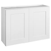 Design House Brookings Solid Wood Ready to Assemble Shaker Wall Kitchen Cabinet 33" x 24" x 12", Sherwin Williams  White