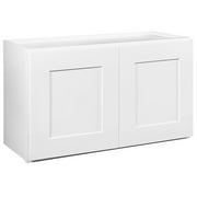 Design House 561662 Brookings Unassembled Shaker Wall Kitchen Cabinet 30x18x12, White