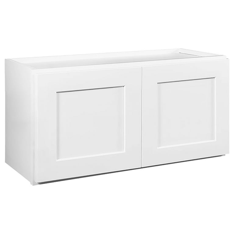 Design House Brookings Plywood Ready to Assemble Shaker 36x18x12 in. 2-Door Wall Kitchen Cabinet in White