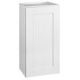 thumbnail image 1 of Design House Brookings Ready to Assemble Shaker Tall Wall Kitchen Cabinet (15" x 30" x 12"), White, 1 of 26