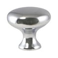 thumbnail image 1 of Design House 564534 1.25-inch Mushroom Cabinet Knob, Polished Chrome, 5-Pack, 1 of 8