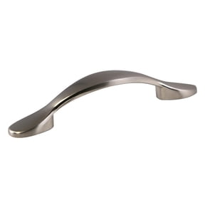 Design House Deco 5-Pack 3" Center to Center Cabinet Pull, Satin Nickel