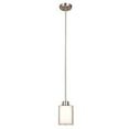 thumbnail image 1 of Design House Oslo Traditional 1-Light Indoor Dimmable Mini Pendant Double Glass Shade Brushed Nickel, 1 of 21